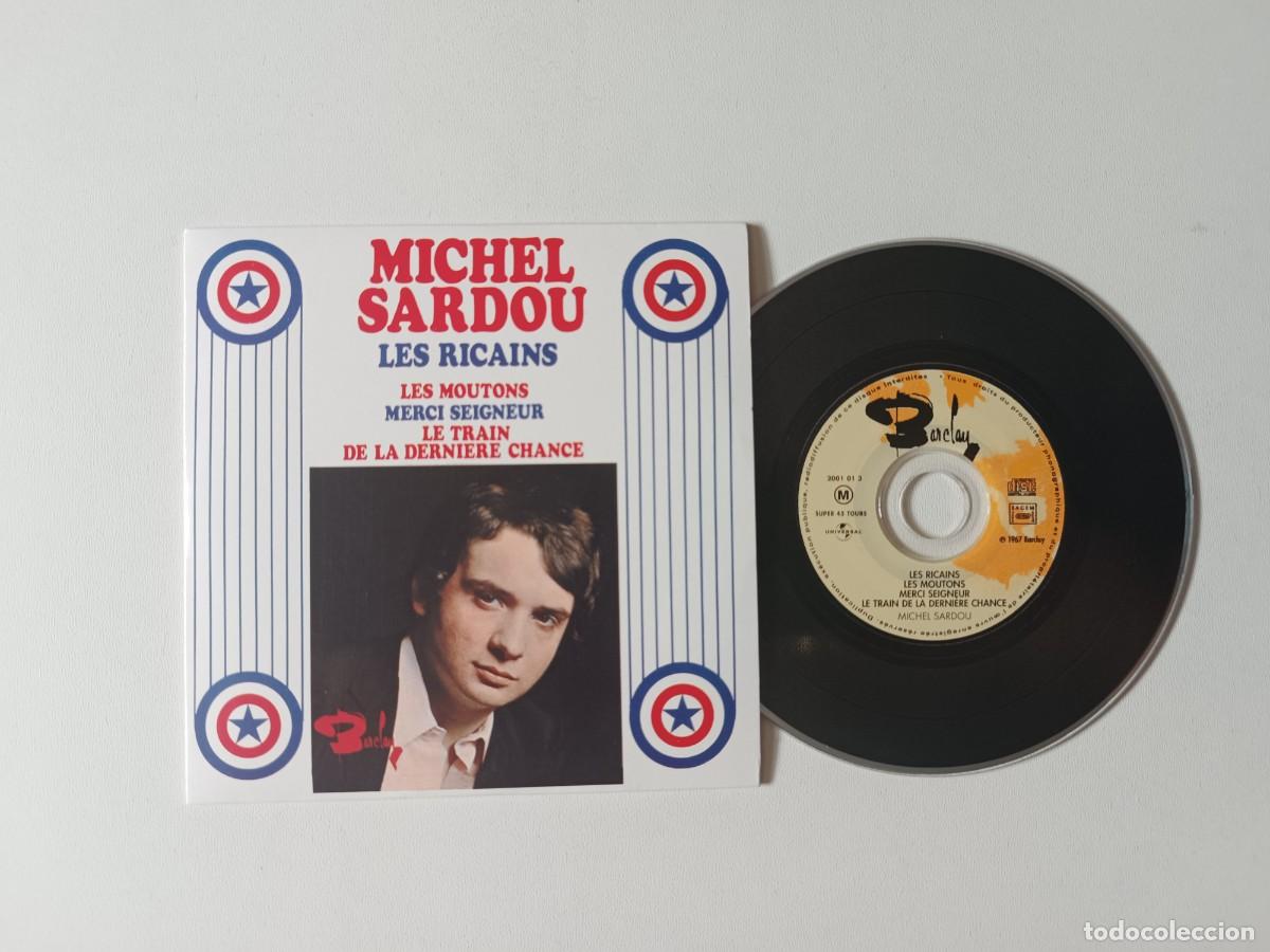 CDs de m&uacute;sica: MICHEL SARDOU 'Les Ricains' CD EP 2001 reedici&oacute;n Chanson 45 Tours De Collection Universal 2001 01 3