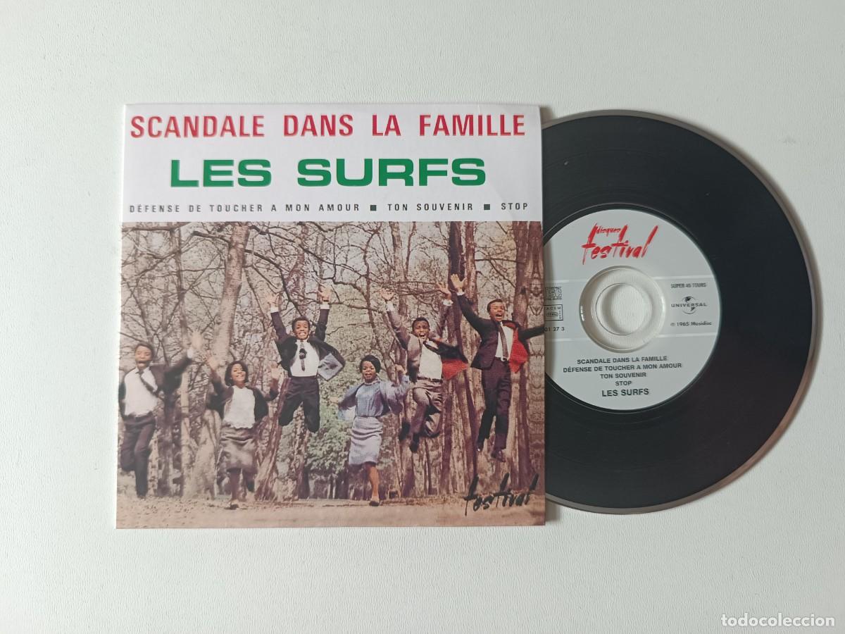 CDs de m&uacute;sica: LES SURFS 'Scandale Dans La Famille' CD EP 2001 ye-y&eacute; 45 Tours De Collection Disques Festival &ndash; 2001