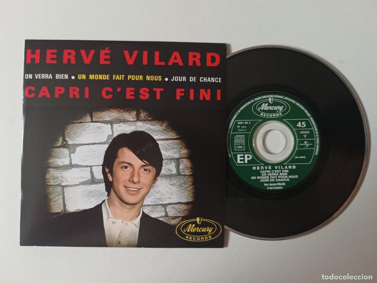 CDs de m&uacute;sica: HERV&Eacute; VILARD 'Capri C'est Fini' CD EP 2000 Chanson 45 Tours De Collection Universal 2001 08 3