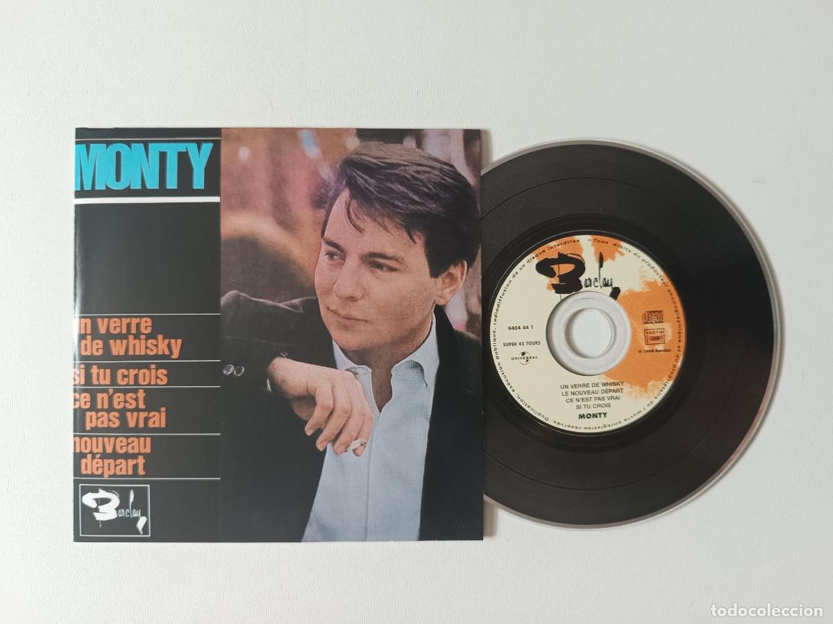 CDs de m&uacute;sica: MONTY 'Un Verre De Whisky' CD EP 2001 Chanson 45 Tours De Collection Barclay &ndash; 9404 4 4 1
