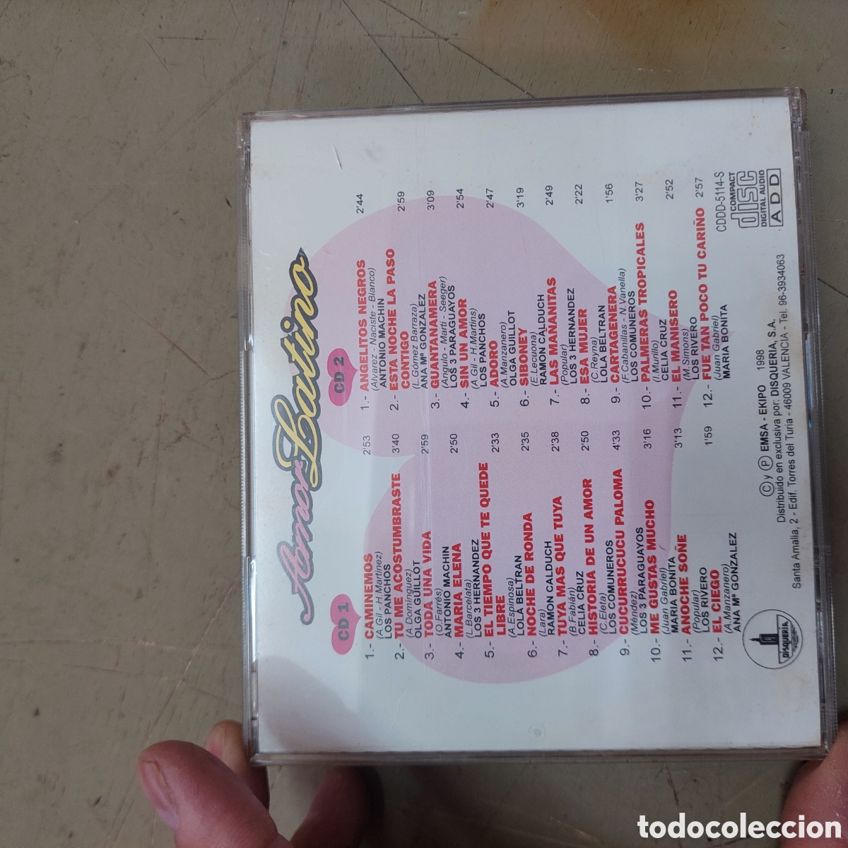CDs de m&uacute;sica: Son 2 CD Amor Latino. - Foto 2