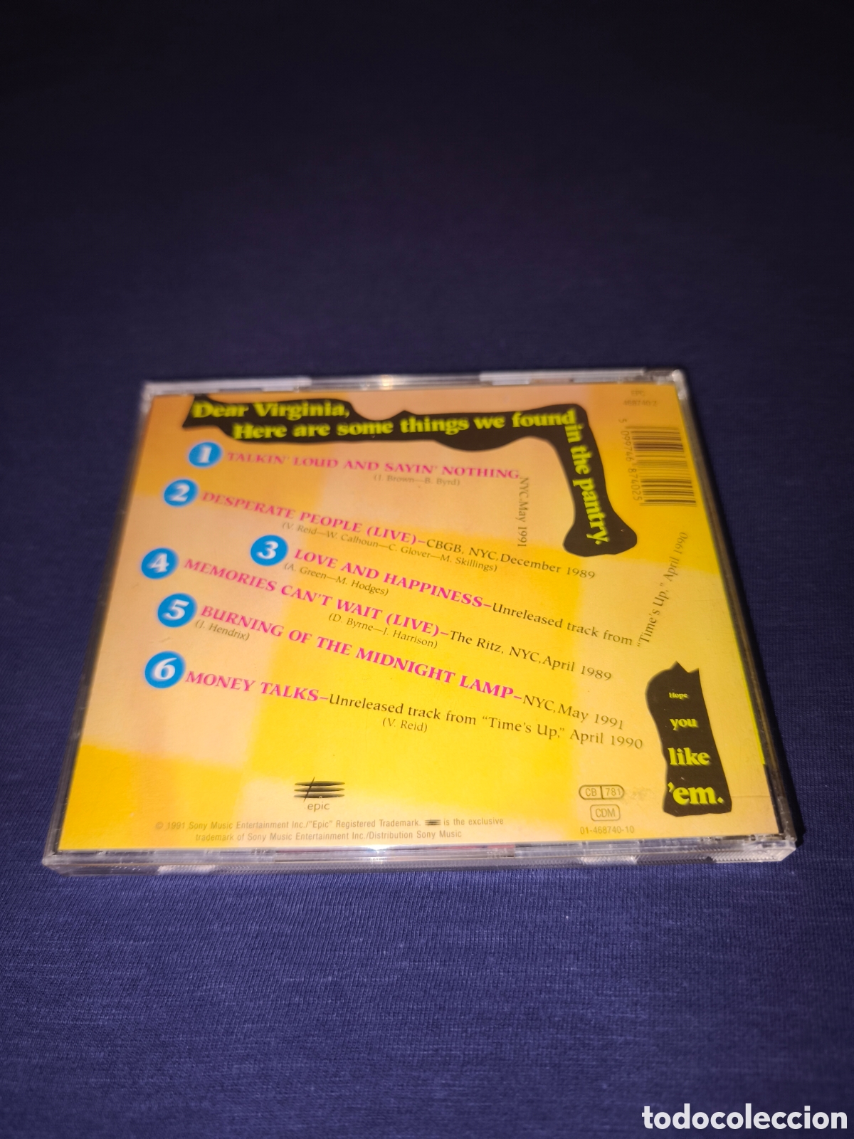 CDs de m&uacute;sica: Living Colour Biscuits EP - Foto 2
