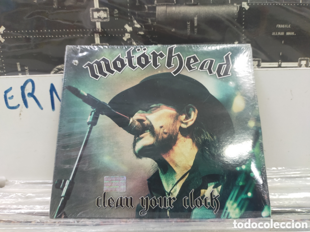 CDs de m&uacute;sica: Motorhead CD + dvd clean your clock M&eacute;xico 2016 precintado