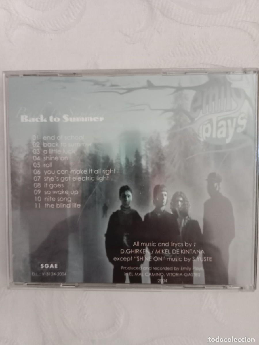 CDs de m&uacute;sica: EMILY PLAYS - Back to Summer - Foto 2