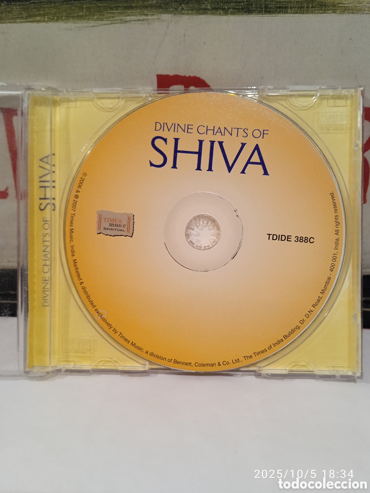 CDs de m&uacute;sica: Divine Chants of Shiva