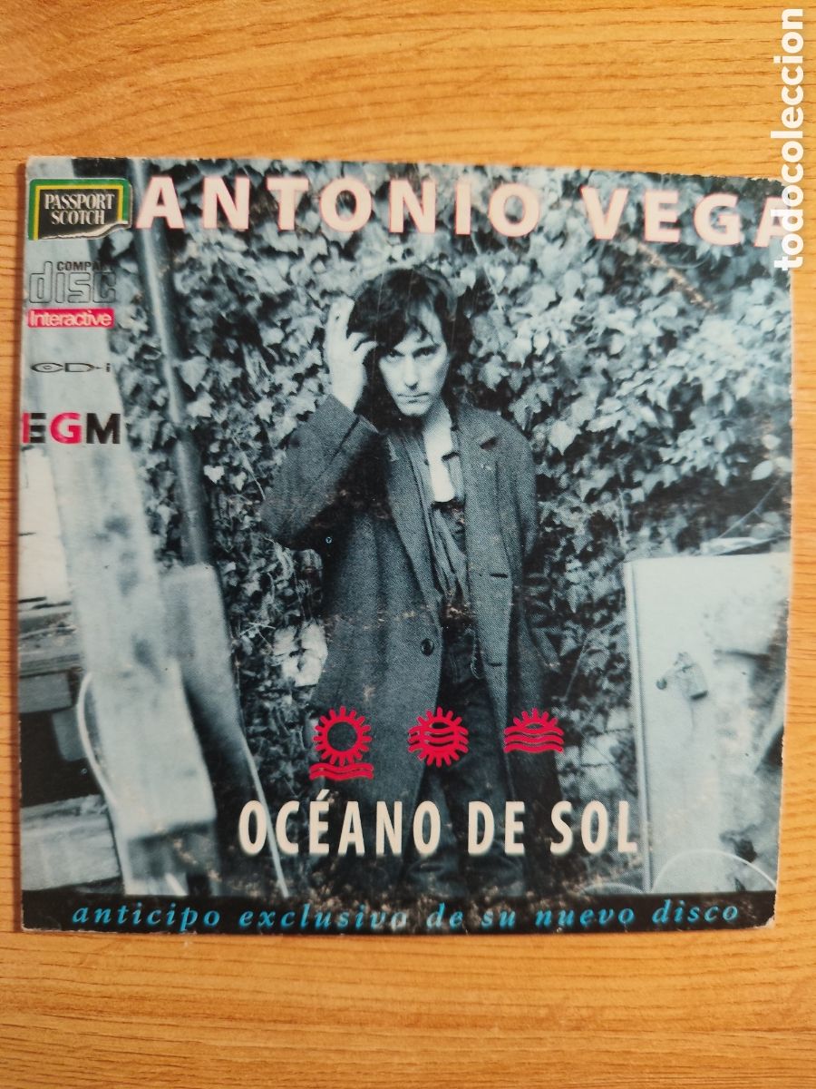 CDs de m&uacute;sica: Antonio Vega. Oc&eacute;ano de sol - Foto 1