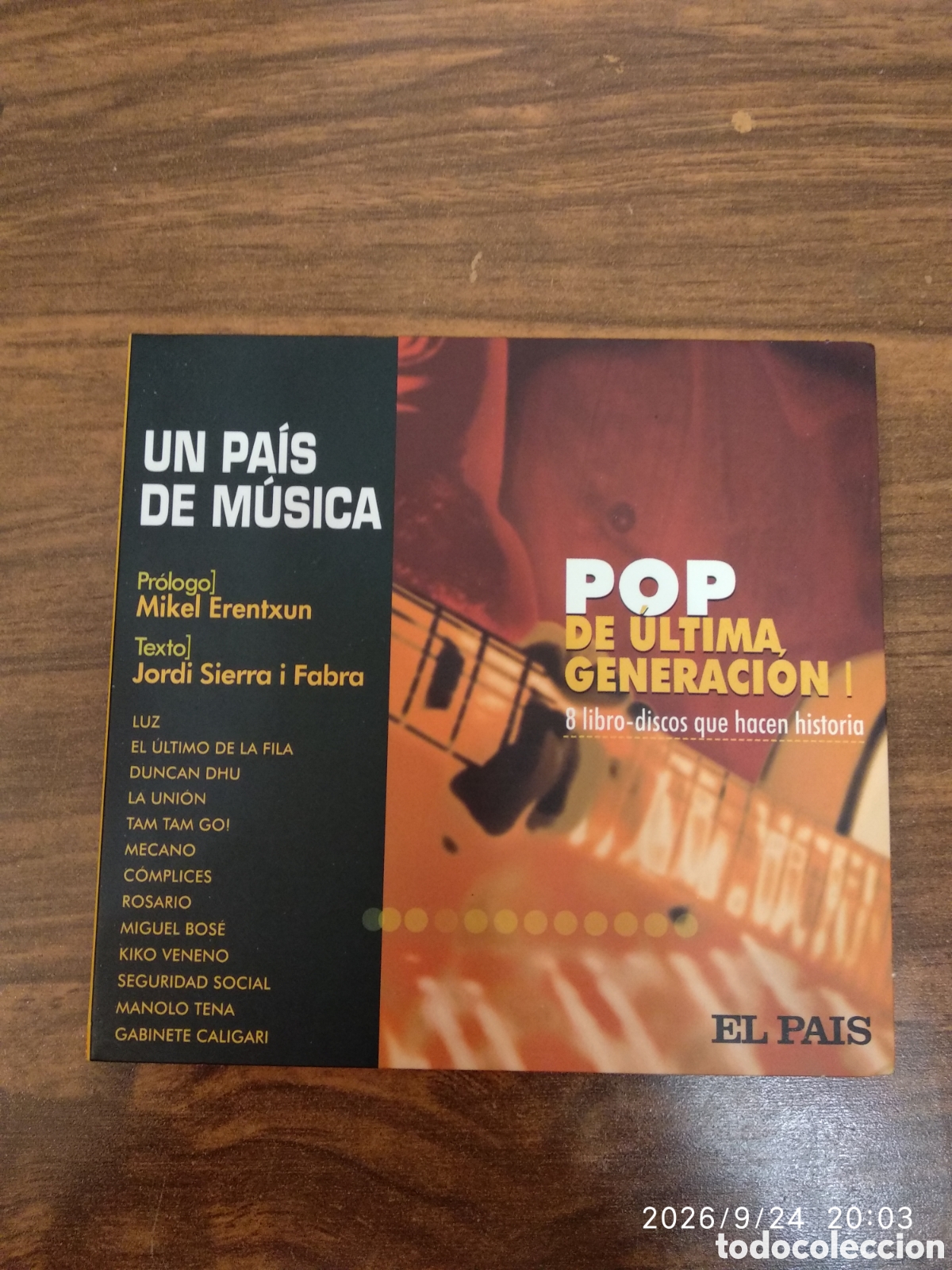 CDs de m&uacute;sica: Un pa&iacute;s de m&uacute;sica:pop de &uacute;ltima generaci&oacute;n 1