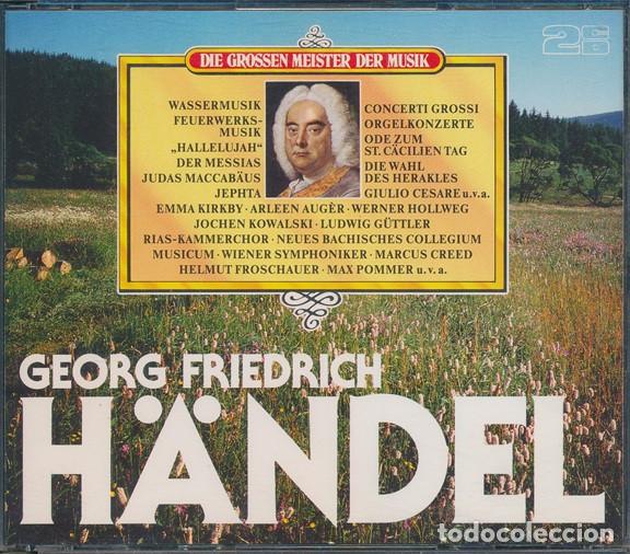 CDs de m&uacute;sica: Die Gro&szlig;en Meister Der Musik - Georg Friedrich H&auml;ndel - 2 CD Set (1992)