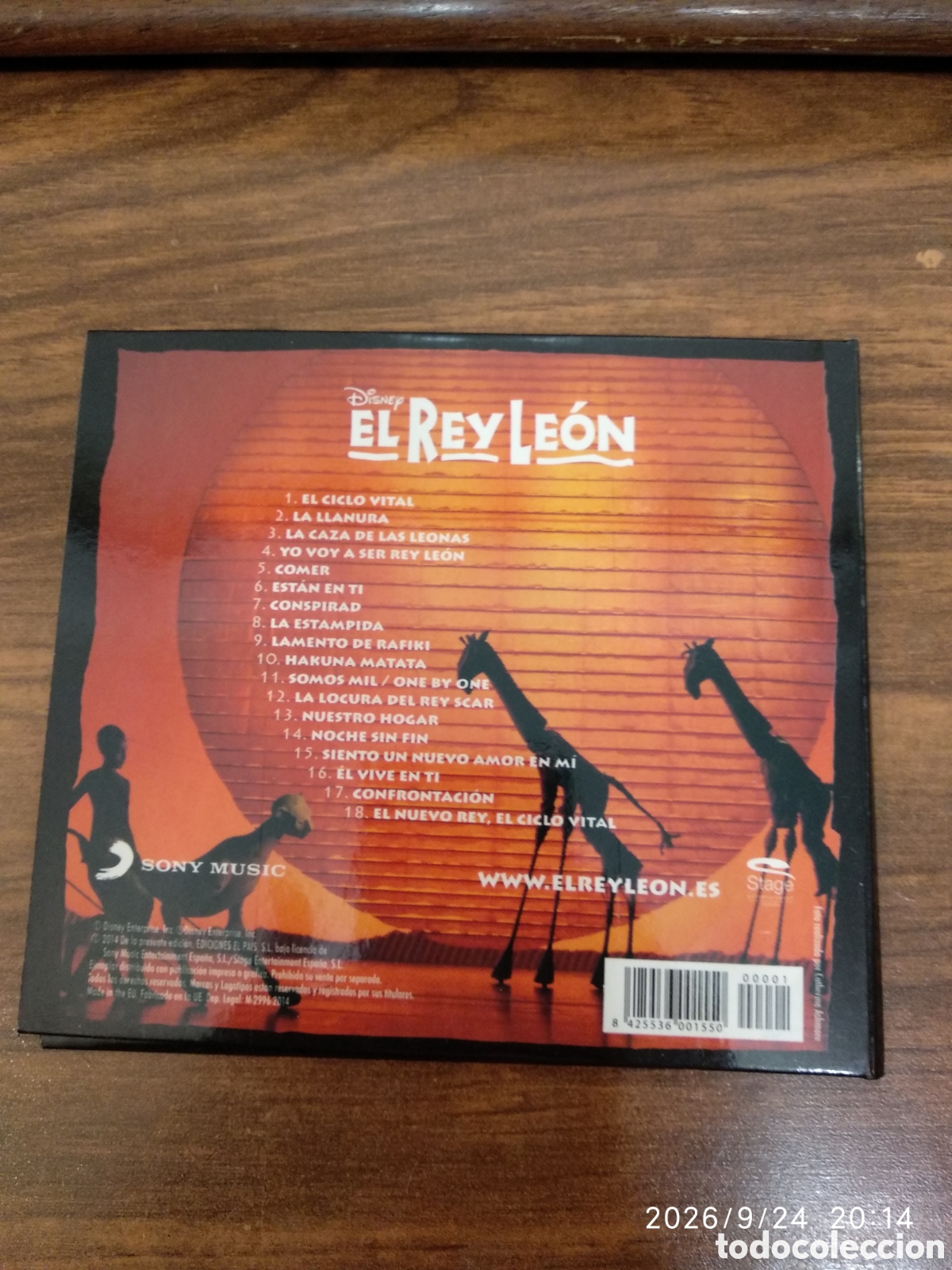 CDs de m&uacute;sica: El rey le&oacute;n el musical - Foto 2
