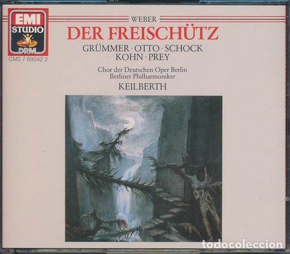 CDs de m&uacute;sica: Carl Maria Von Weber - Der Freisch&uuml;tz - 2 CD Set (1988)