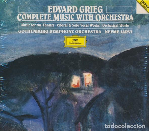 CDs de m&uacute;sica: Edvard Grieg - Complete Music With Orchestra - 6 CD Set (1993)