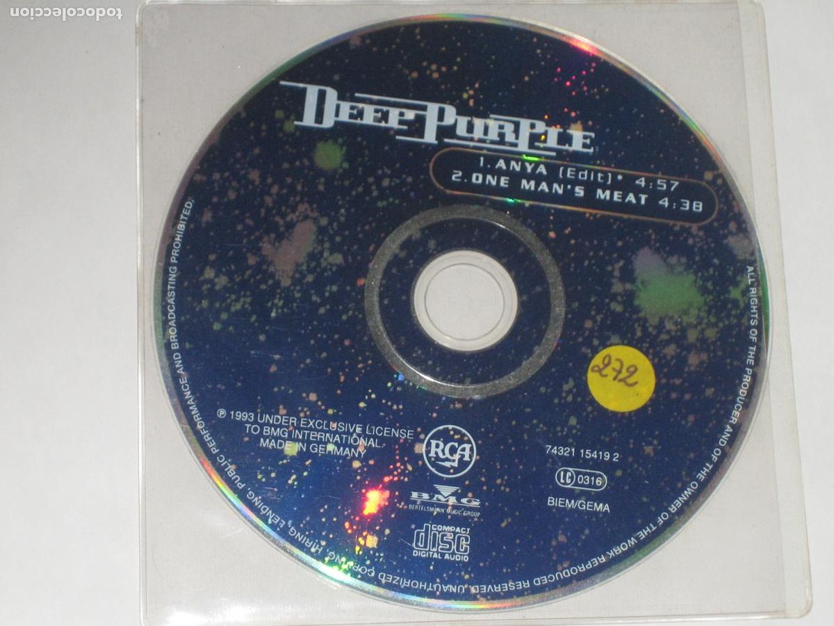 CDs de m&uacute;sica: DISCOFERTA - CD - VER FOTO - DEEP PURPLE - PROMO DOS TEMAS