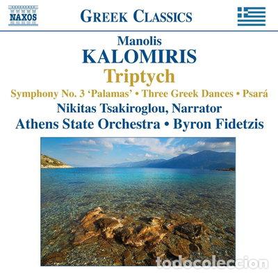 CDs de m&uacute;sica: Kalomiris: Triptych / Symphony No. 3 'Palamas' / Three Greek Dances / Psara- 0747313297023