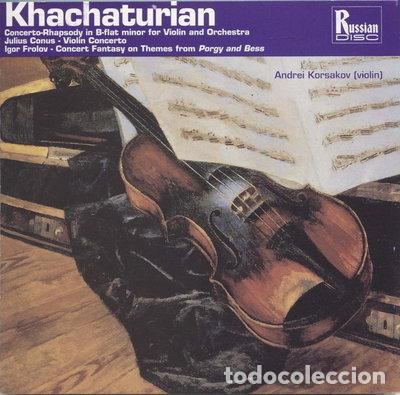 CDs de m&uacute;sica: Khachaturian: Concerto-Rhapsody / Conus: Violin Concerto / Frolov: Concert Fa...- 0748871001022