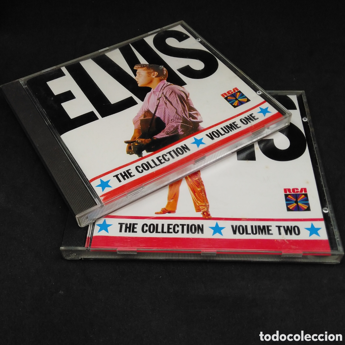 CDs de m&uacute;sica: ELVIS PRESLEY - THE COLLECTION - VOLUME ONE Y TWO - DOBLE CD - 1984 - DISCOS VERIFICADOS VOLUMEN 1 2