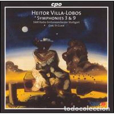 CDs de m&uacute;sica: Heitor Villa-Lobos: Symphonies 3 & 9- 0761203971220