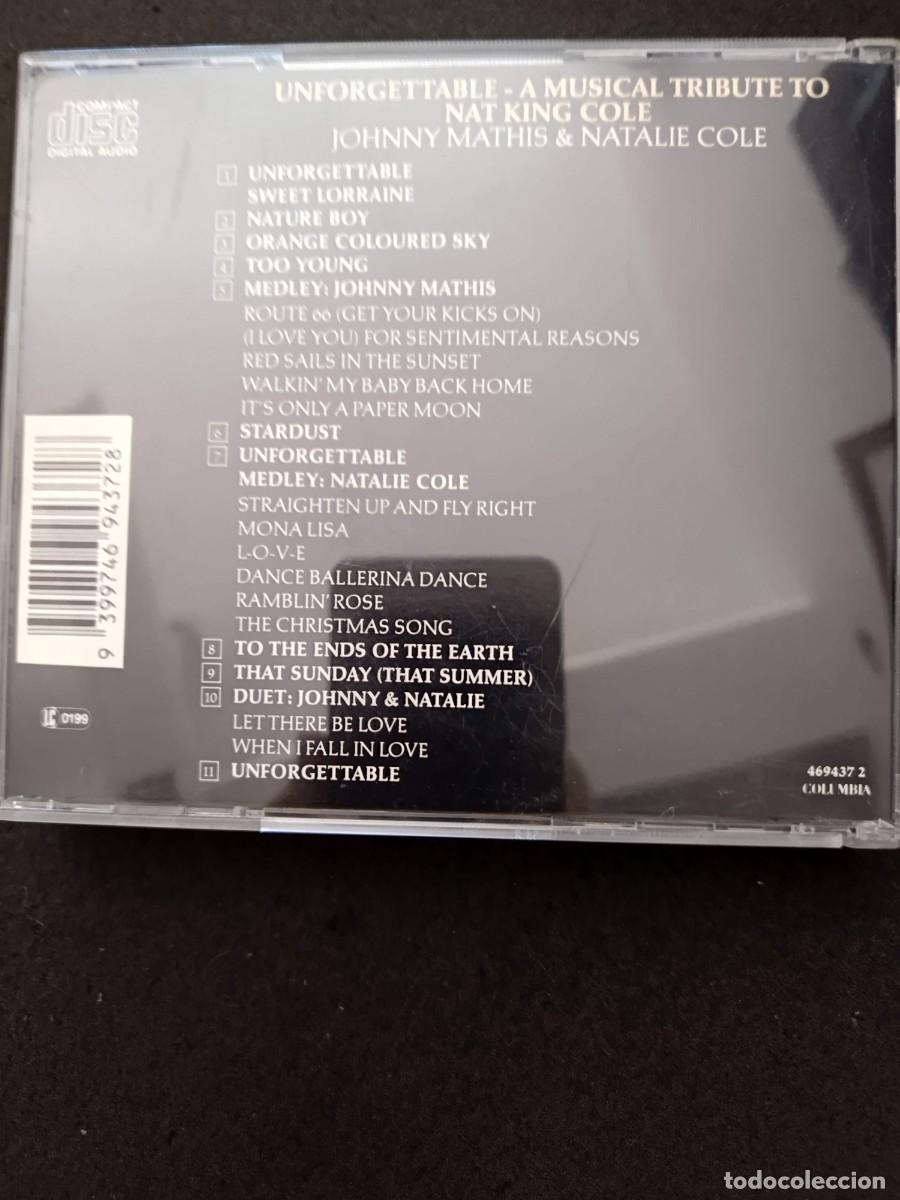 CDs de m&uacute;sica: JOHNNY MATHIS.UNFORGETTABLE - Foto 2
