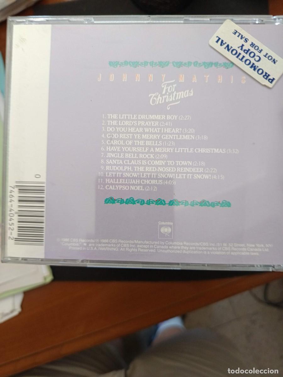 CDs de m&uacute;sica: JOHNNY MATHIS FOR CHRISTMAS - Foto 2