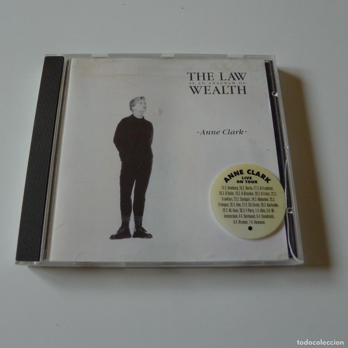 CDs de m&uacute;sica: Anne Clark &ndash; The Law Is An Anagram Of Wealth CD