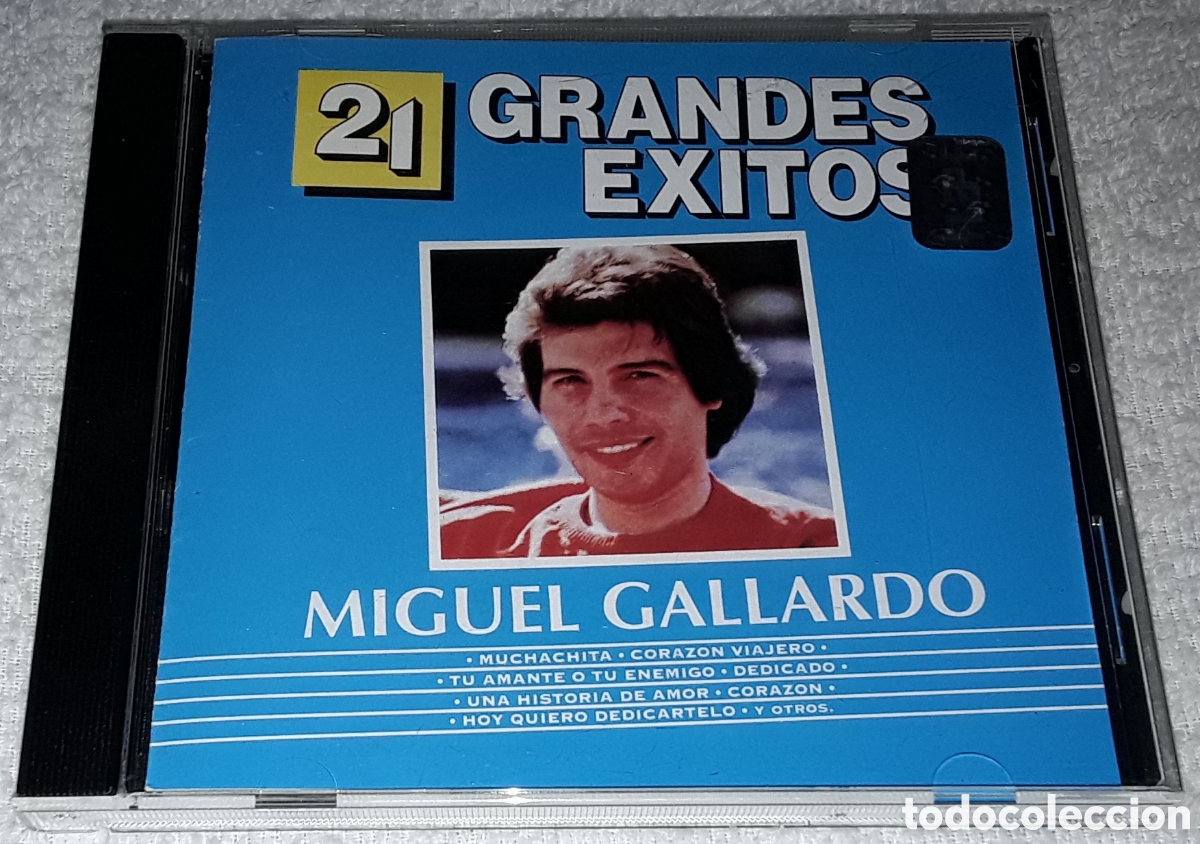 CDs de m&uacute;sica: CD - MIGUEL GALLARDO - 21 GRANDES &Eacute;XITOS - Hecho en CHILE