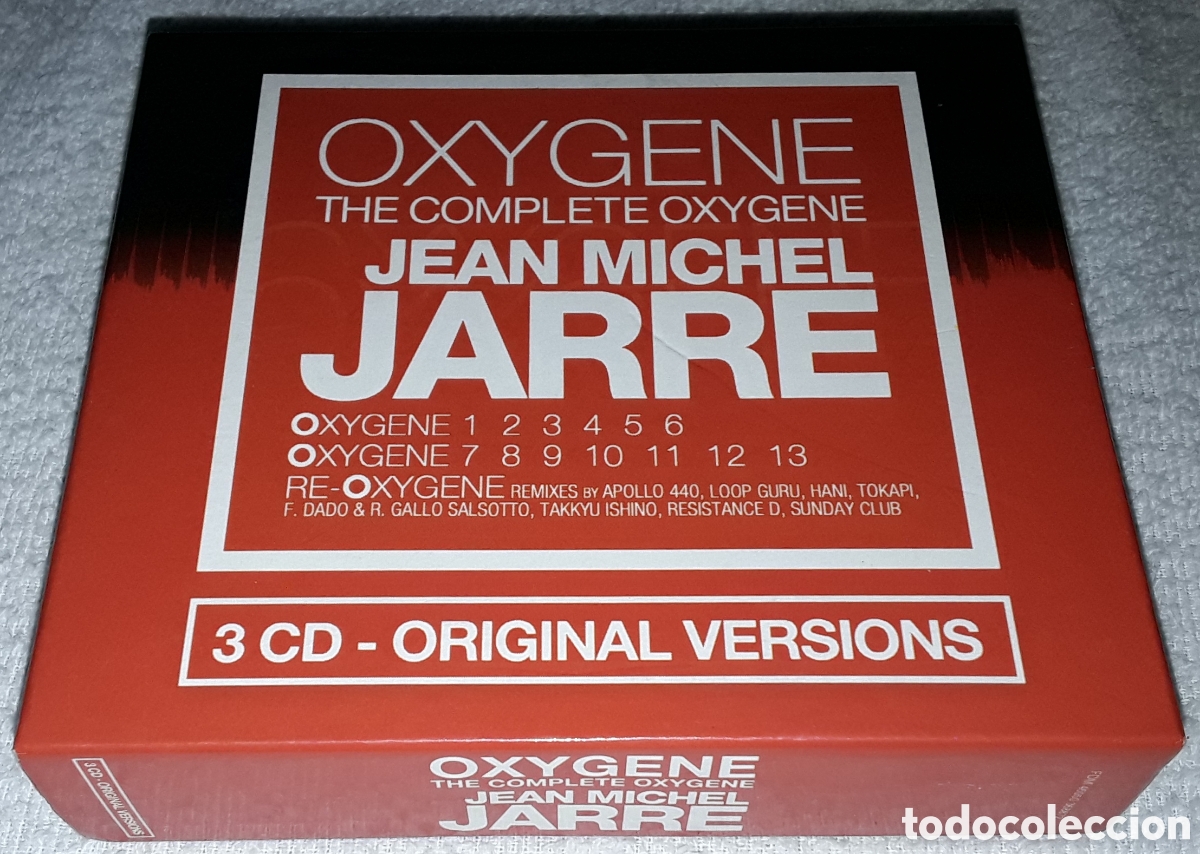 CDs de m&uacute;sica: BOX 3 CD - JEAN MICHAEL JARRE - THE COMPLETE OXYGENE - JEAN MICHAEL JARRE - OXYGENE