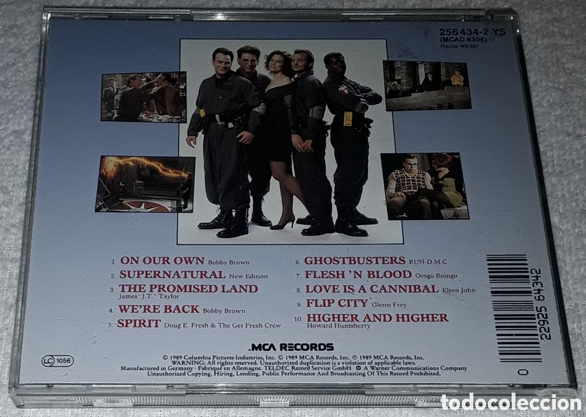 CDs de m&uacute;sica: CD - B.S.O. - GHOSTBUSTERS II - MADE IN GERMANY - Foto 2