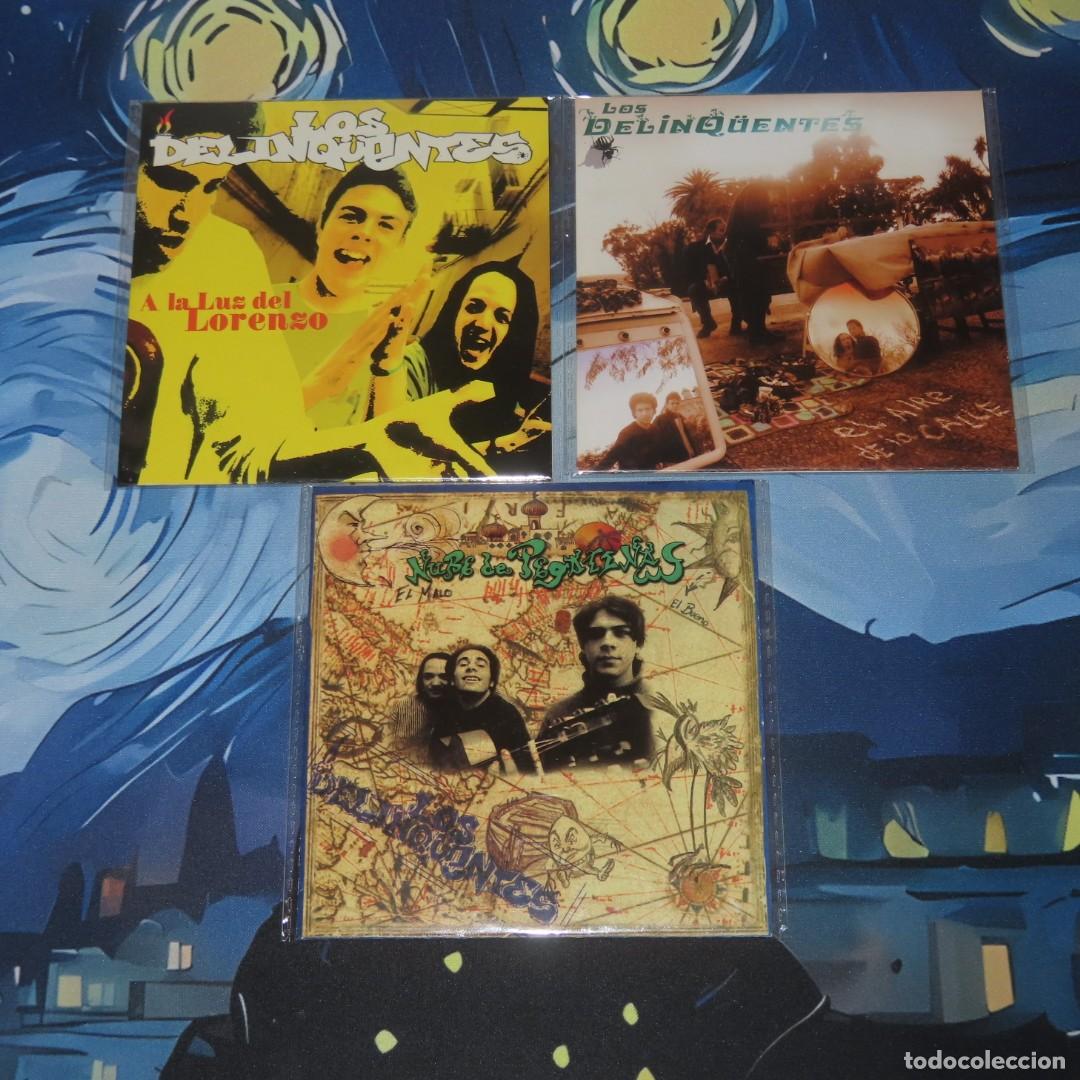 CDs de m&uacute;sica: Lote 3 cd promo Los Delinq&uuml;entes