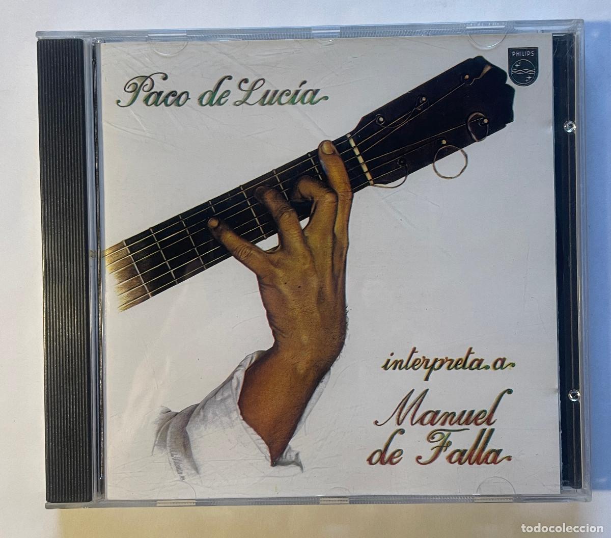 CDs de m&uacute;sica: PACO DE LUCIA / INTERPRETA A MANUEL DE FALLA / CD 1991 PHILIPS / ESPA&Ntilde;A