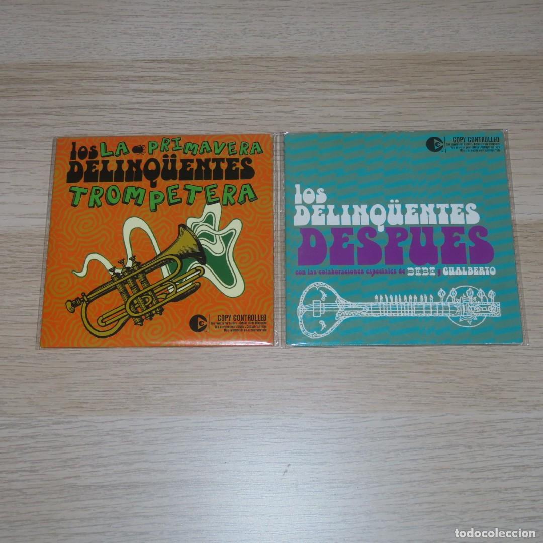 CDs de m&uacute;sica: Lote 2 cd promo Los Delinq&uuml;entes