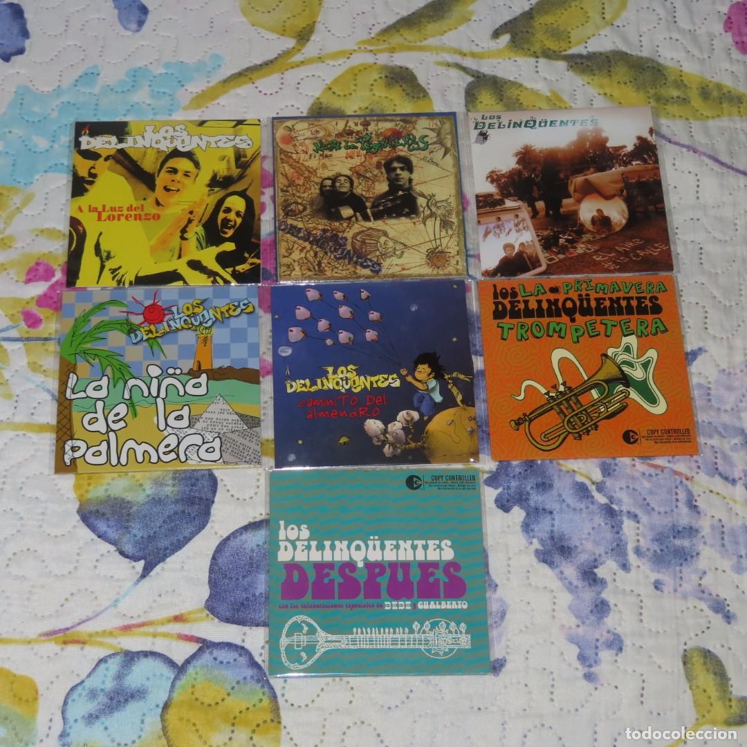 CDs de m&uacute;sica: Colecci&oacute;n 7 CDs Promo Los Delinq&uuml;entes
