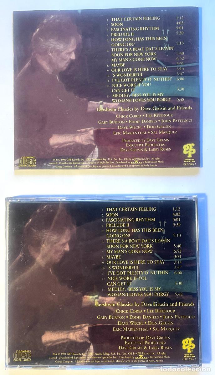 CDs de m&uacute;sica: DAVE GRUSIN / THE GERSHWIN CONNECTION / CD 2002 GRP DIGITAL MASTER / EU - Foto 5