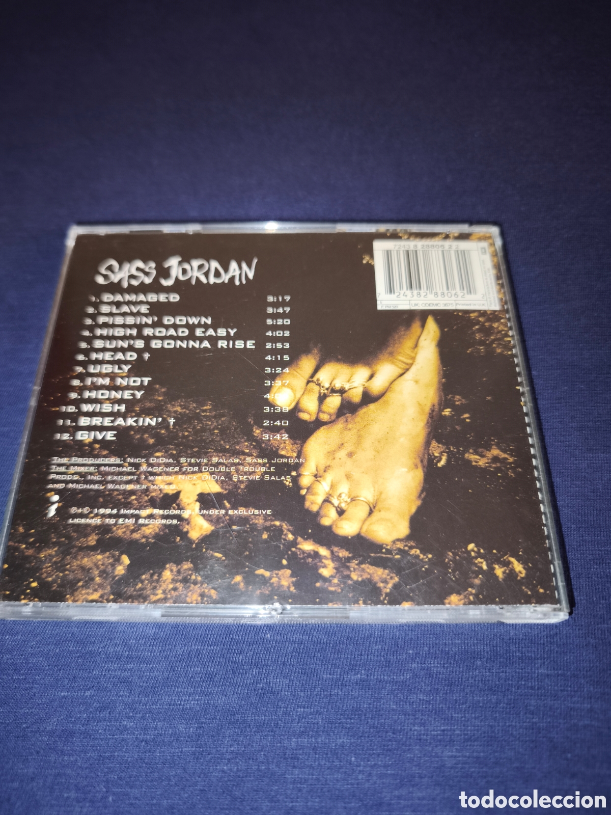 CDs de m&uacute;sica: Sass Jordan Rats CD Rock - Foto 2