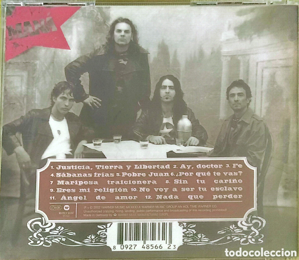 CDs de m&uacute;sica: CD Man&aacute; - Revoluci&oacute;n De Amor - Foto 3