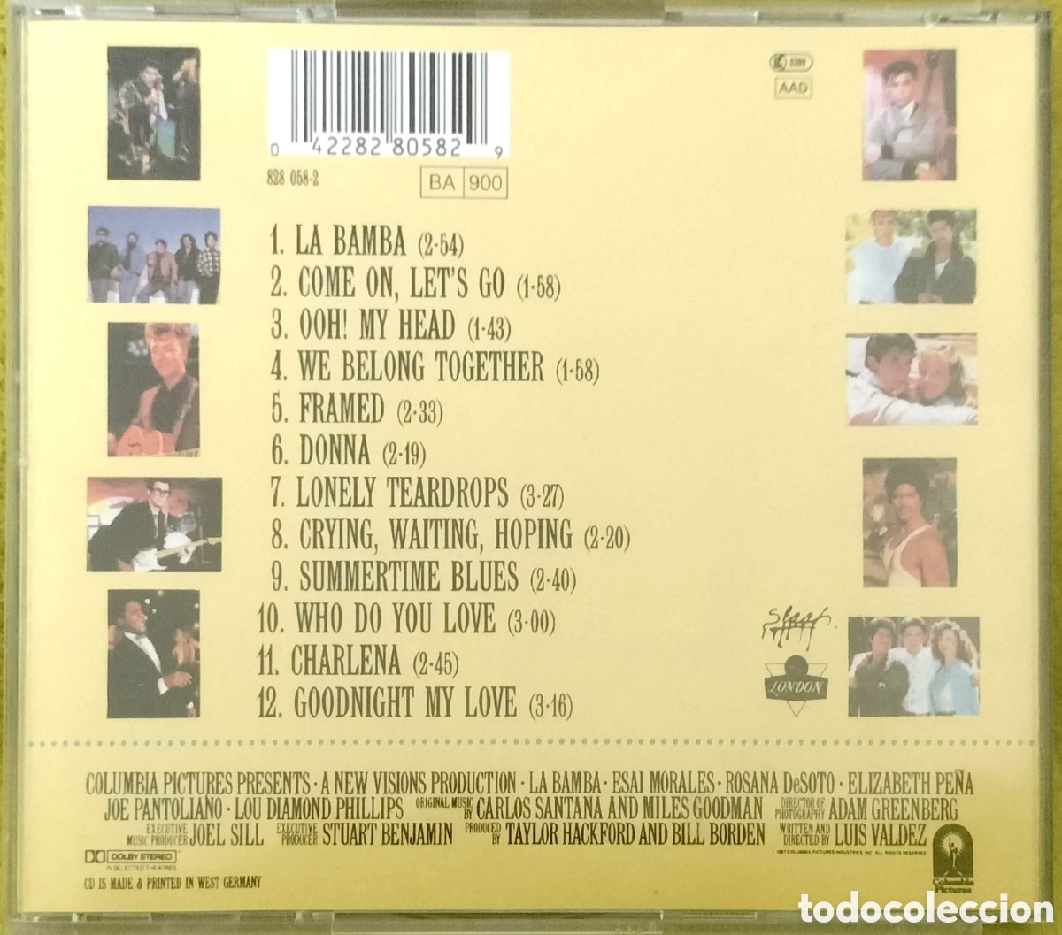 CDs de m&uacute;sica: CD La Bamba - Banda Sonora de la Pel&iacute;cula - Foto 3