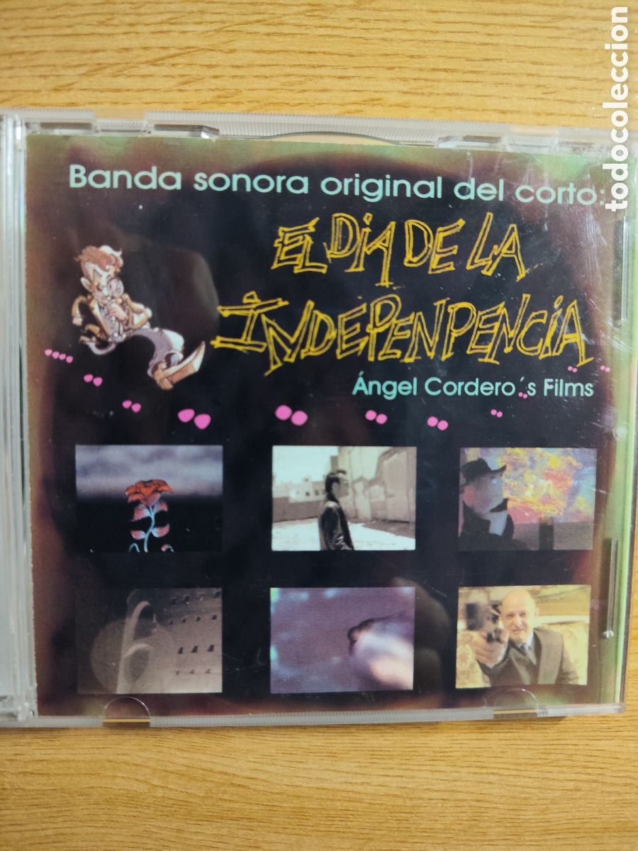 CDs de m&uacute;sica: B.S.O cortometraje El d&iacute;a de la Independencia. Angel Cordero's Films