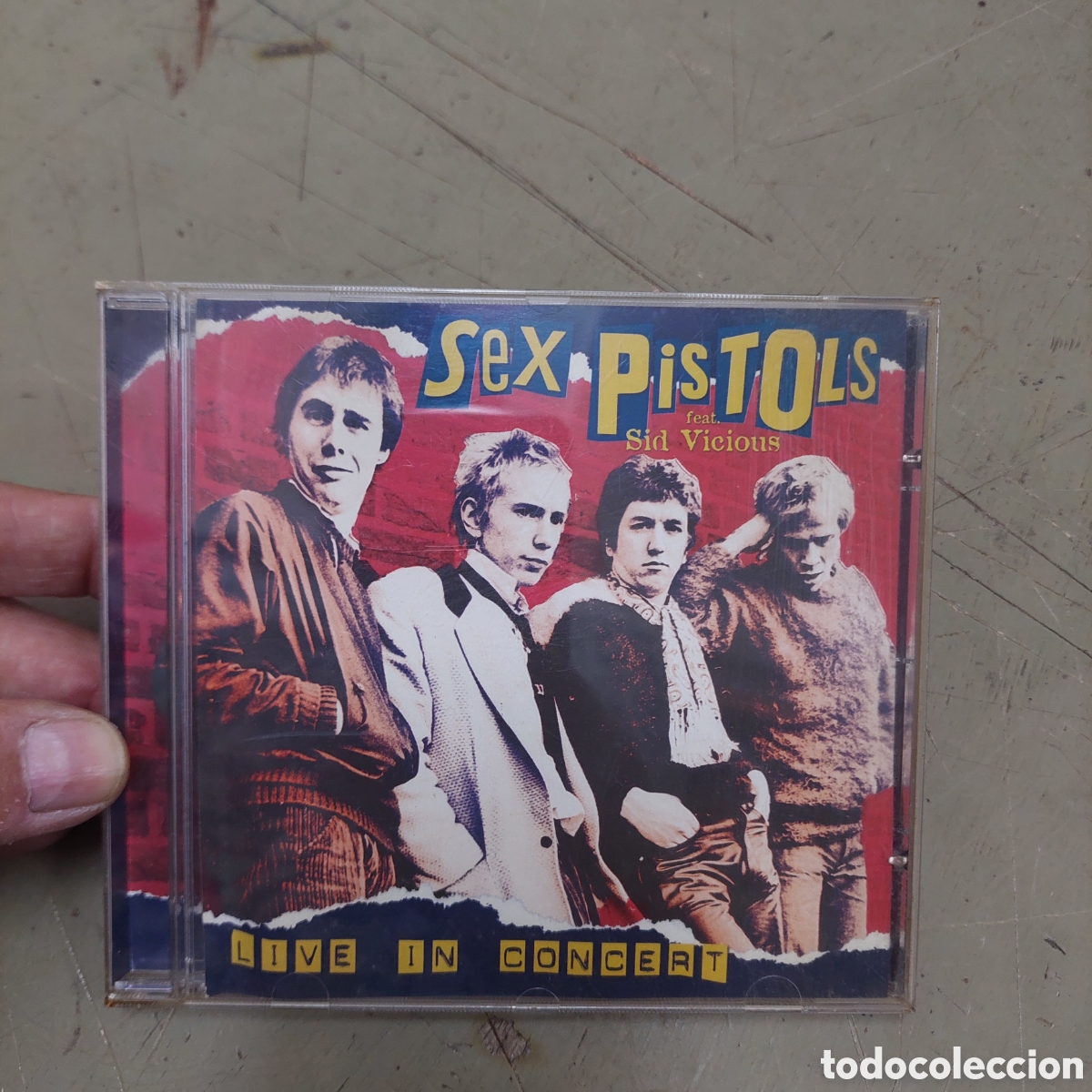 CDs de m&uacute;sica: CD Sex Pistols.Live in Concert