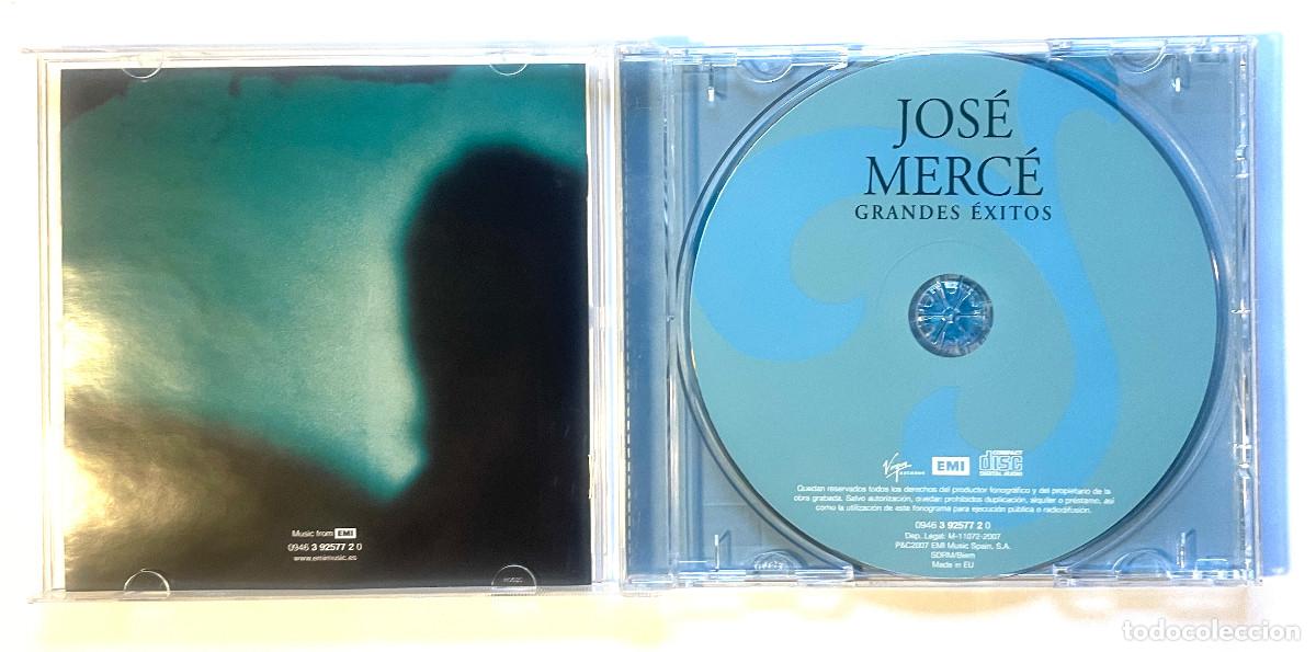 CDs de m&uacute;sica: JOSE MERCE / GRANDES EXITOS / CD EMI VIRGIN 2007 / ESPA&Ntilde;A - Foto 3