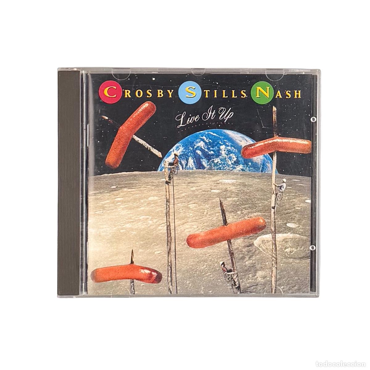 CD de M&uacute;sica: CD. Crosby, Stills & Nash. Live It Up (VG+/VG+)