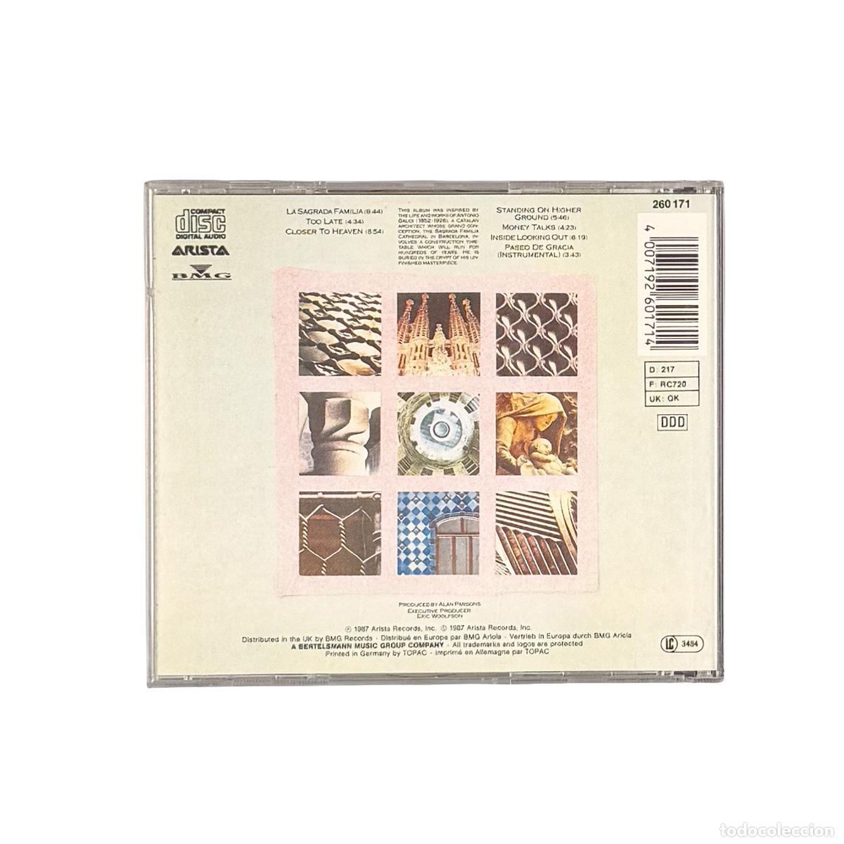 CDs de m&uacute;sica: CD. The Alan Parsons Project. Gaudi (VG+/VG+) - Foto 2