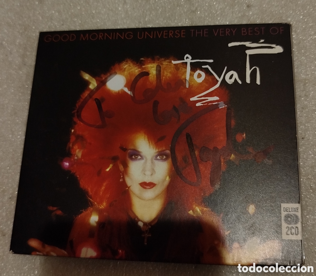 CDs de m&uacute;sica: Toyah &lrm;&ndash; Good Morning Universe (The Very Best Of Toyah). FIRMADO