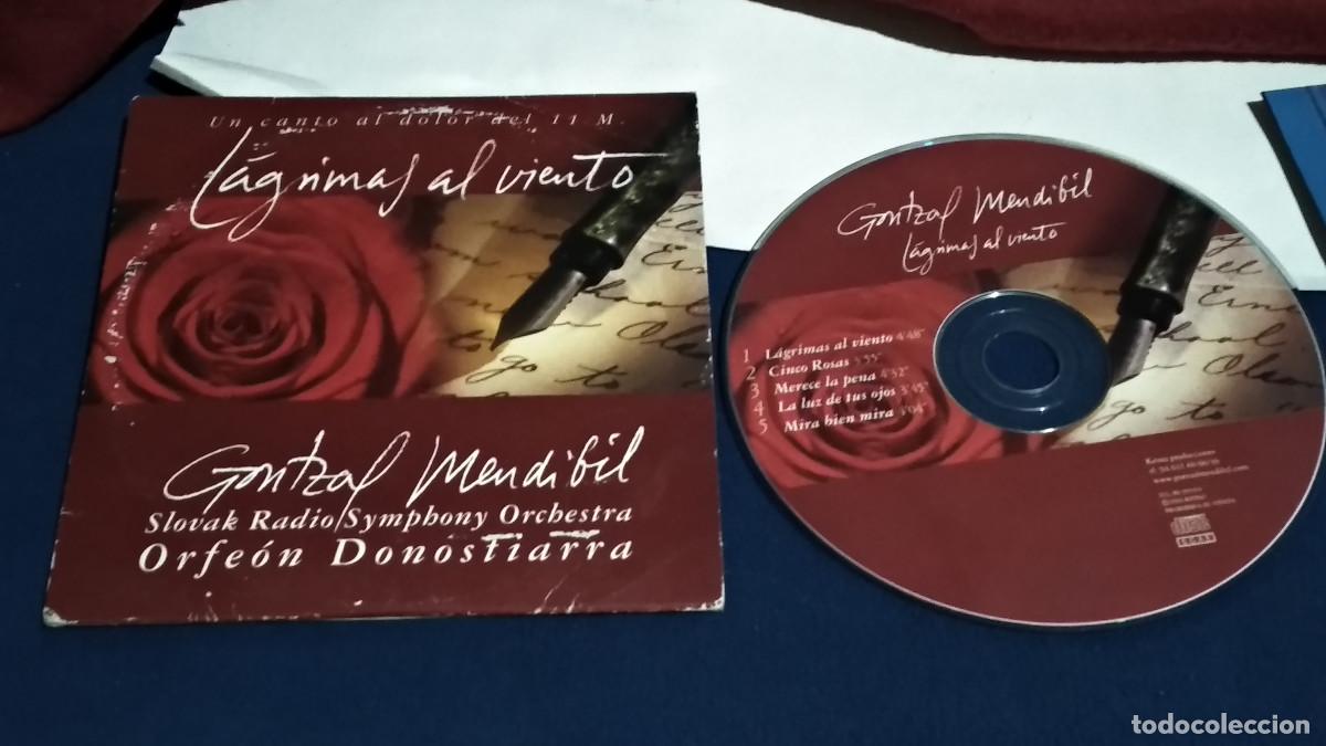 CDs de m&uacute;sica: CD LAGRIMAS AL VIENTO GONTZAL MEDIBIL ORFEON DONOSTIARRA UN CANTO AL DOLOR DEL 11M
