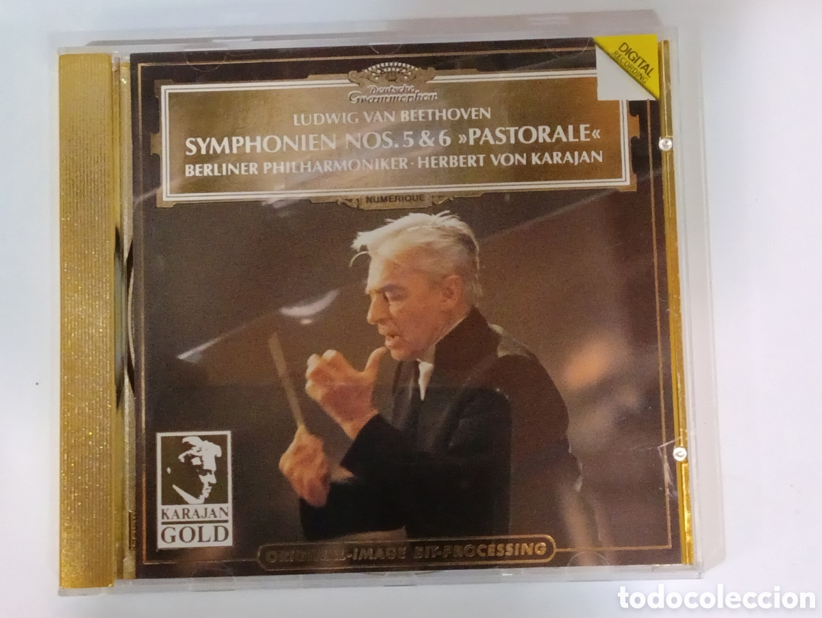 CDs de m&uacute;sica: BEETHOVEN SYMPHONIE N&ordm; 5&6 PASTORALE - KARAJAN GOLD - COMO NUEVO