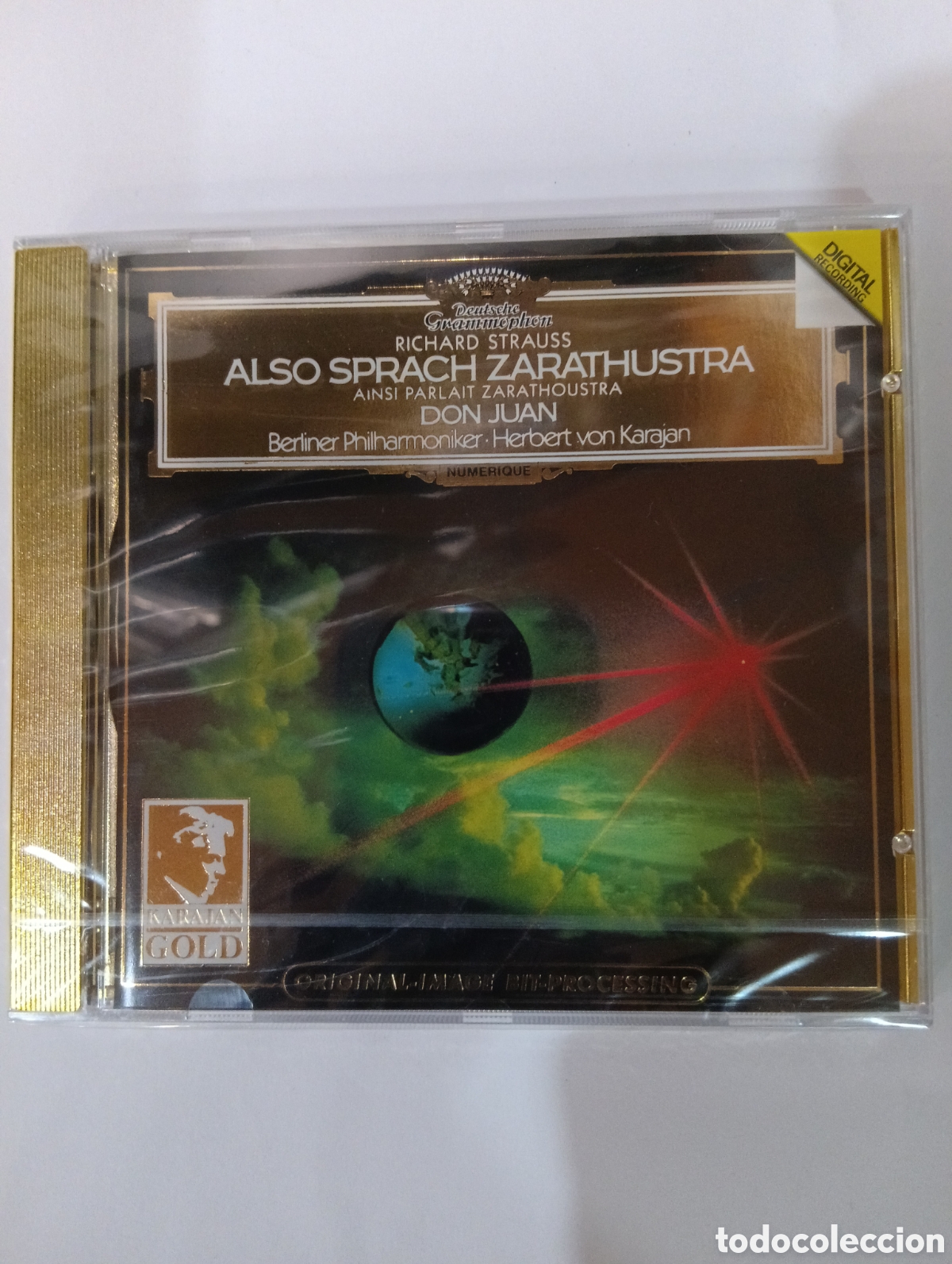 CDs de m&uacute;sica: RICHARD STRAUSS - ALSO SPRACH ZARATHUSTRA - KARAJAN GOLD - COMO NUEVO