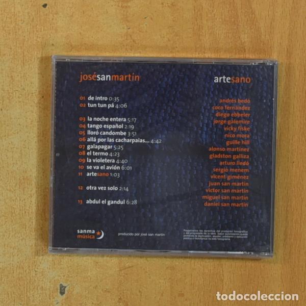 CDs de m&uacute;sica: JOSE SAN MARTIN - ARTESANO - CD - Foto 2