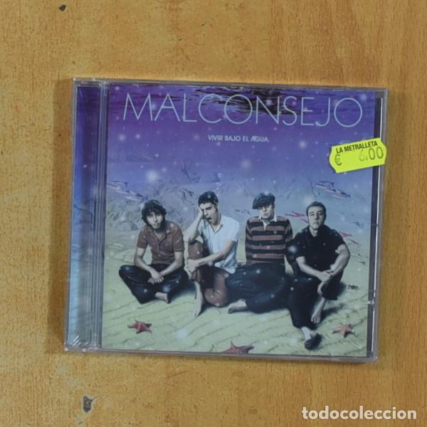 CDs de m&uacute;sica: MALCONSEJO - VIVIR BAJO EL AGUA - CD
