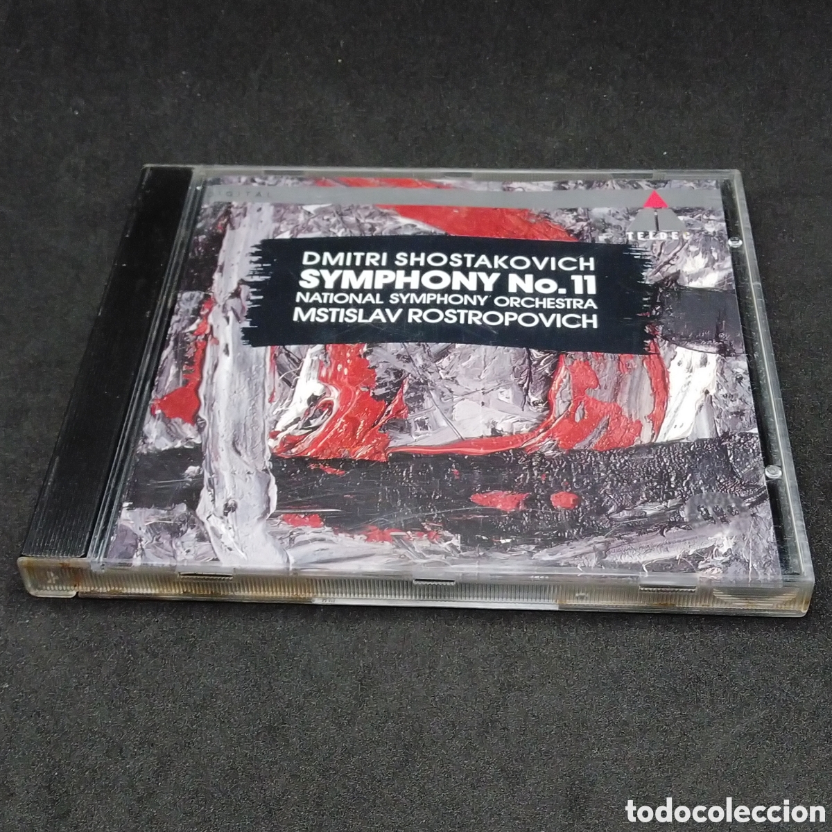 CDs de m&uacute;sica: DMITRI SHOSTAKOVICH - MSTISLAV ROSTROPOVICH &ndash; SYMPHONY - N&ordm; 11 - CD - 1993 -DISCO VERIFICADO DIMITRI