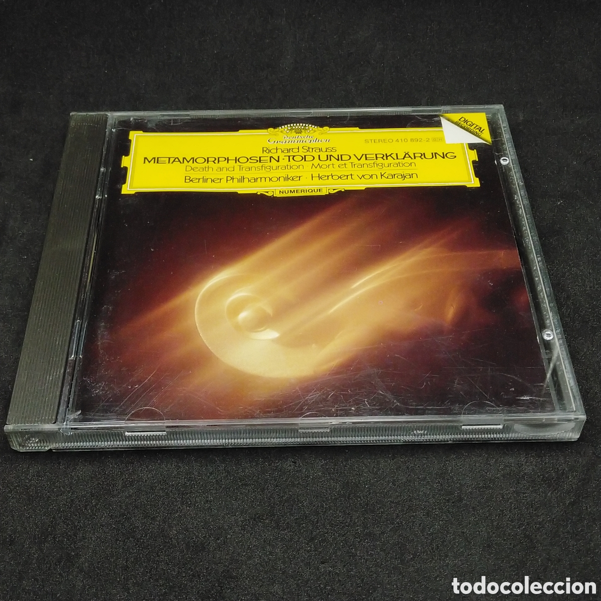CDs de m&uacute;sica: RICHARD STRAUSS METAMORPHOSEN, TOD UND VERKL&Auml;RUNG - HERBERT VON KARAJAN 1996 - CD - DISCO VERIFICADO