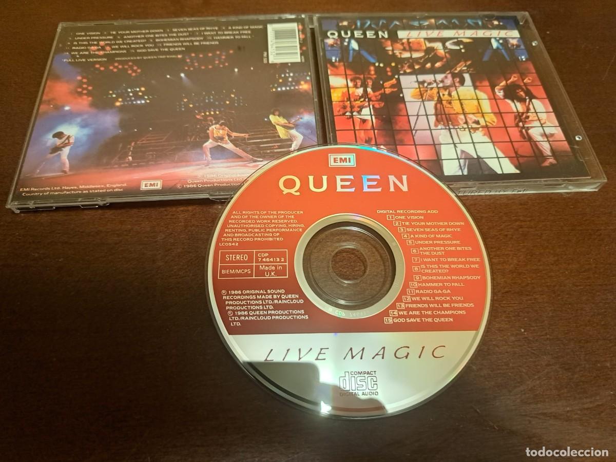CDs de m&uacute;sica: QUEEN - CD - LIVE MAGIC - A KIND OF MAGIC- MERCURY - MAY