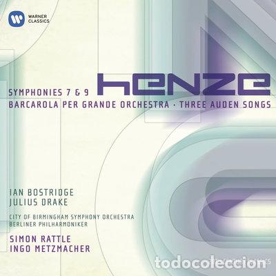 CDs de m&uacute;sica: Symphonies 7 & 9 / Barcarola Per Grande Orchestra / Three Auden Songs- 5099923760127