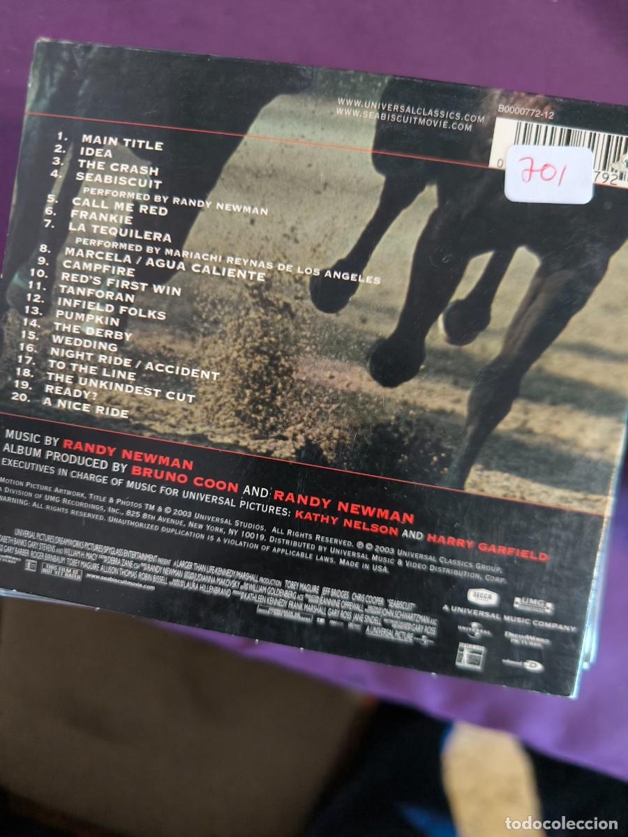 CDs de m&uacute;sica: Seabiscuit randy newman - Foto 2